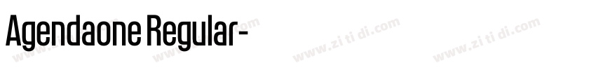 Agendaone Regular字体转换 Agendaone Regular字体转换
